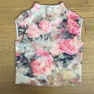 Floral Cashmere top